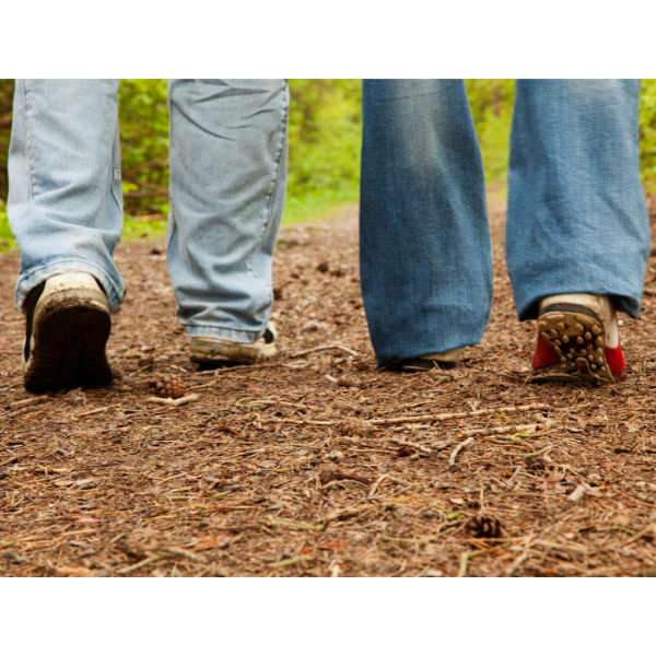 Melonbox Training & Consultancy - the legs of two people walking away.